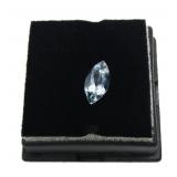 Marquise cut 12 x 6mm aquamarine, approx 1.46 cts.
