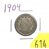 1904 Liberty nickel