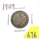 1909 Liberty nickel