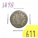 1898 Liberty nickel