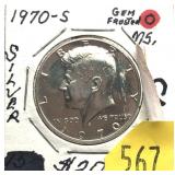 1970-S Kennedy half dollar