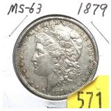 1879 Morgan dollar