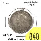 1929 Luxemburg 5 francs