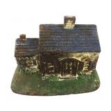 House Cast Iron Doorstop, 4 3/4" High, 7 1/2" long