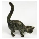 Cat Cast Iron Doorstop, 10 1/2" High, 8