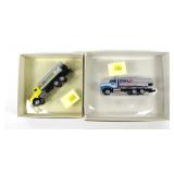 Lot, 2 Sets Winross Oil Co. Trucks & Trailers: