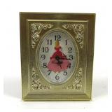Cinderella Alarm Clock, Japan, 4 3/8" high, works