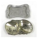 Lot, 2 Buffalo NY Souvenir Trays: Pan American