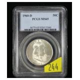 1960-D Franklin half dollar PCGS slab certified