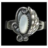 Sterling silver Southwestern design mother of