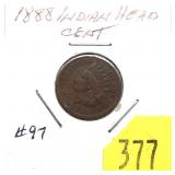 1888 Indian Head cent
