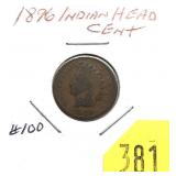 1896 Indian Head cent