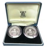 1989 British 2 pound coin set