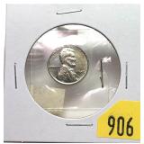 1943 Steel cent, Unc.