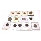 Lot, coins, 13 pcs.