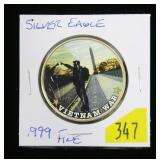 American Silver Eagle "Vietnam War," Unc.