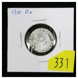 Indian Head .999 Fine Silver 1/10 Troy oz. round,