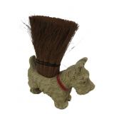 Small Cast Iron Scottie Dog Brush, 4" long