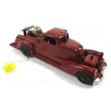 Fire Truck Pumper, Hubley Kiddie Toy, metal,