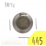1871 half dime