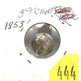 1853 3-cent silver