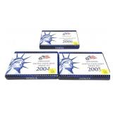 x3- Proof sets: 2004-2006 -x3 sets -Sold by the