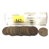 Lot, 1914 Lincoln cents, 13 pcs.