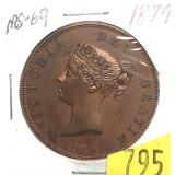 1879 Victoria fantasy Bronze coin