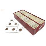 Lot, 1953-1954-S wheat cents, 185 pcs.