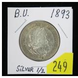 1893 Columbian half dollar, MS