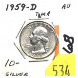 1959-D Washington quarter