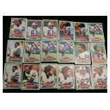 Lot, 18 Topps 1980 Buffalo Bills Football Cards: