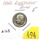 1946 Roosevelt dime