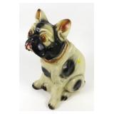 Ceramic Dog Bank, Boston Terrier, 16" high