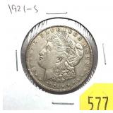 1921-S Morgan dollar