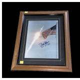 Apollo 11 Framed Print with Buzz Aldrin