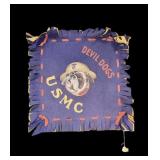 USMC Devil Dogs Pillowcase 22' Square