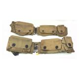 Lot: 2 WWI Cartridge belts