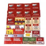 Lot, assorted primers includes: CCI large rifle