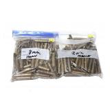 Lot, 2 bags 8mm Mauser brass