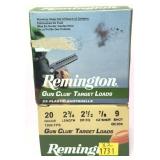 x2- Boxes of 20 Ga. 2.75' No. 9 Remington