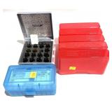 Lot, 7 empty plastic ammo cases includes 5-MTM