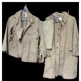 Lot, WWII-era Japanese military clothing