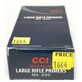 Box of 1,000 Large Rifle Primers CCI No. 250-