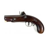 Early Flintlock .60 Cal. Pistol, 4' Octagon