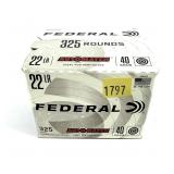 Box of Federal .22 LR Auto-Match Cartridges-