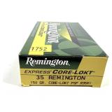 Box of .35 Remington -150 Gr. Remington