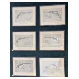 Lot: Collection of 6 Framed Colt Vintage Prints,