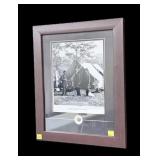 Framed President Abraham Lincoln Print with