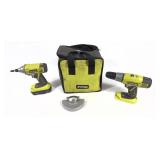Lot: Ryobi drills and case